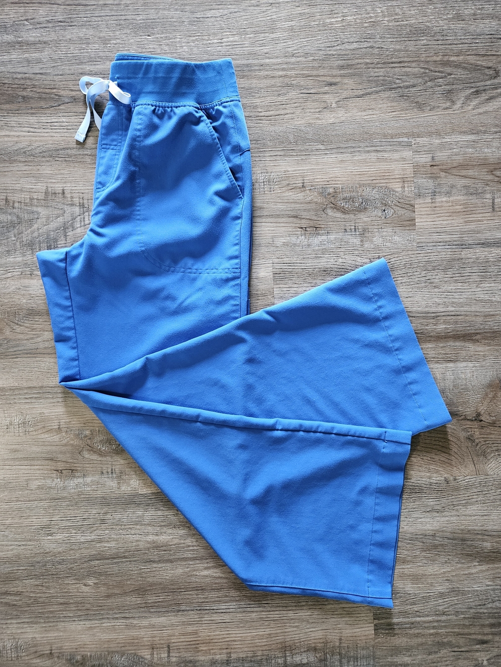 FIGS Kade Royal Blue Straight-Leg Cargo Scrub Pants